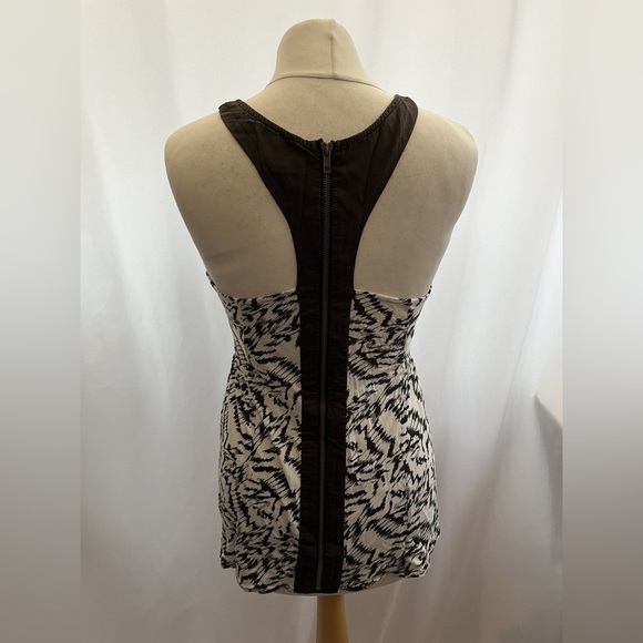 Silence + Noise Black and White Patterned Top Size XS - Picture 2 of 7